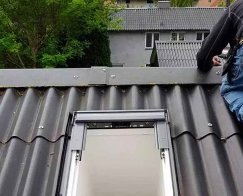 Udførelse af eternittag